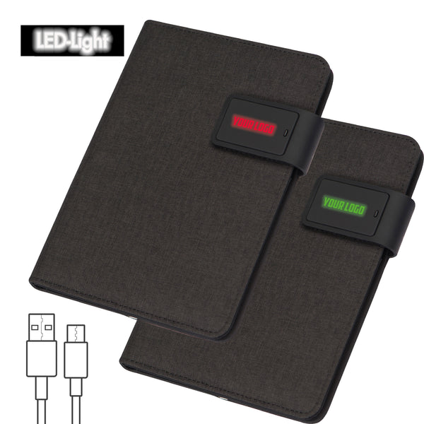 A5 Schreibmappe mit integrierter Powerbank GIACOMO