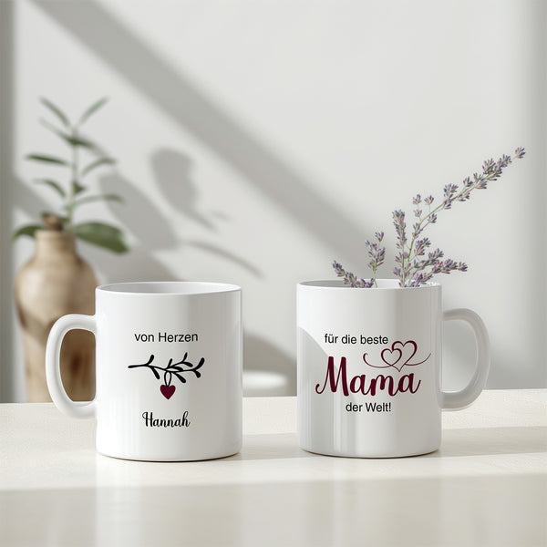 Personalisierte Tasse - Für die beste Mama der Welt