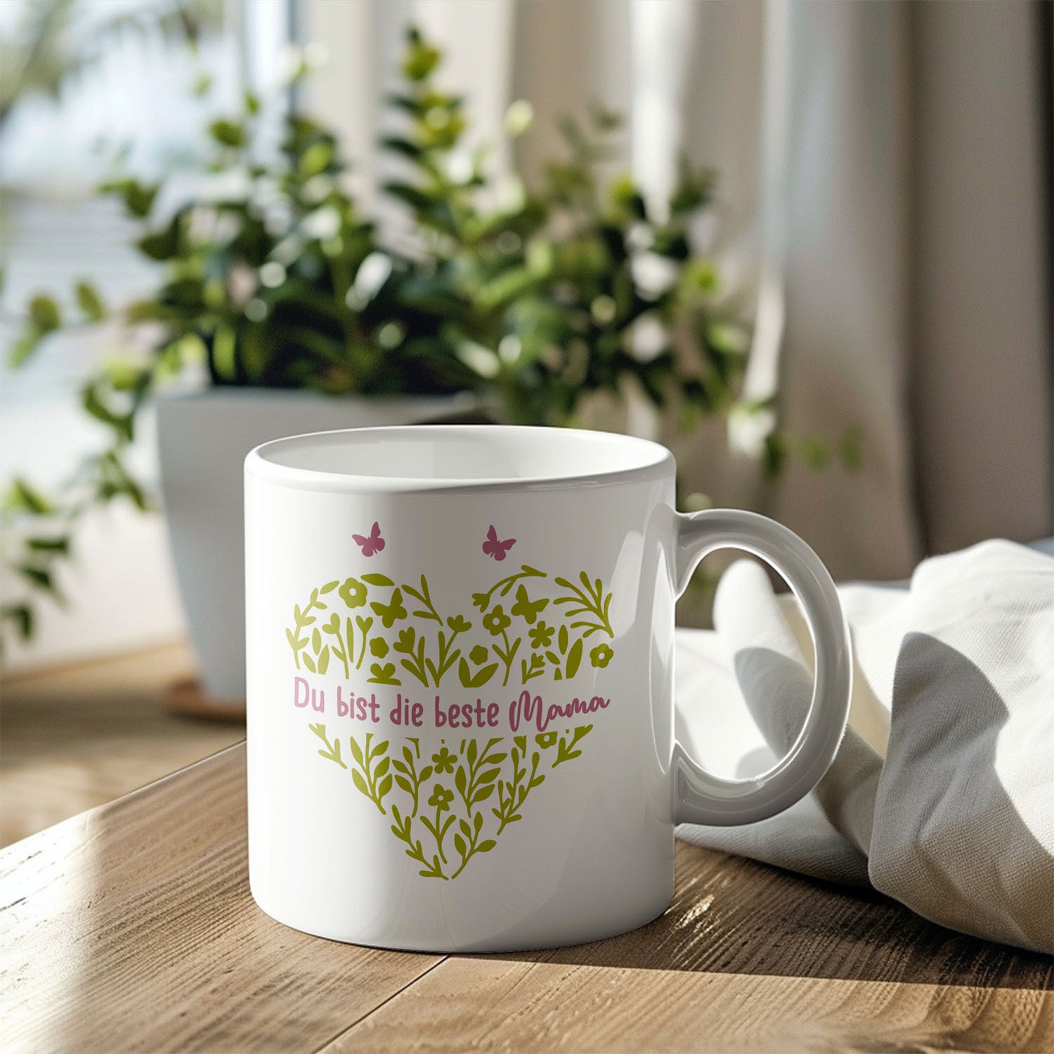 Personalisierte Tasse - Du bist die beste Mama - FOTOFOL