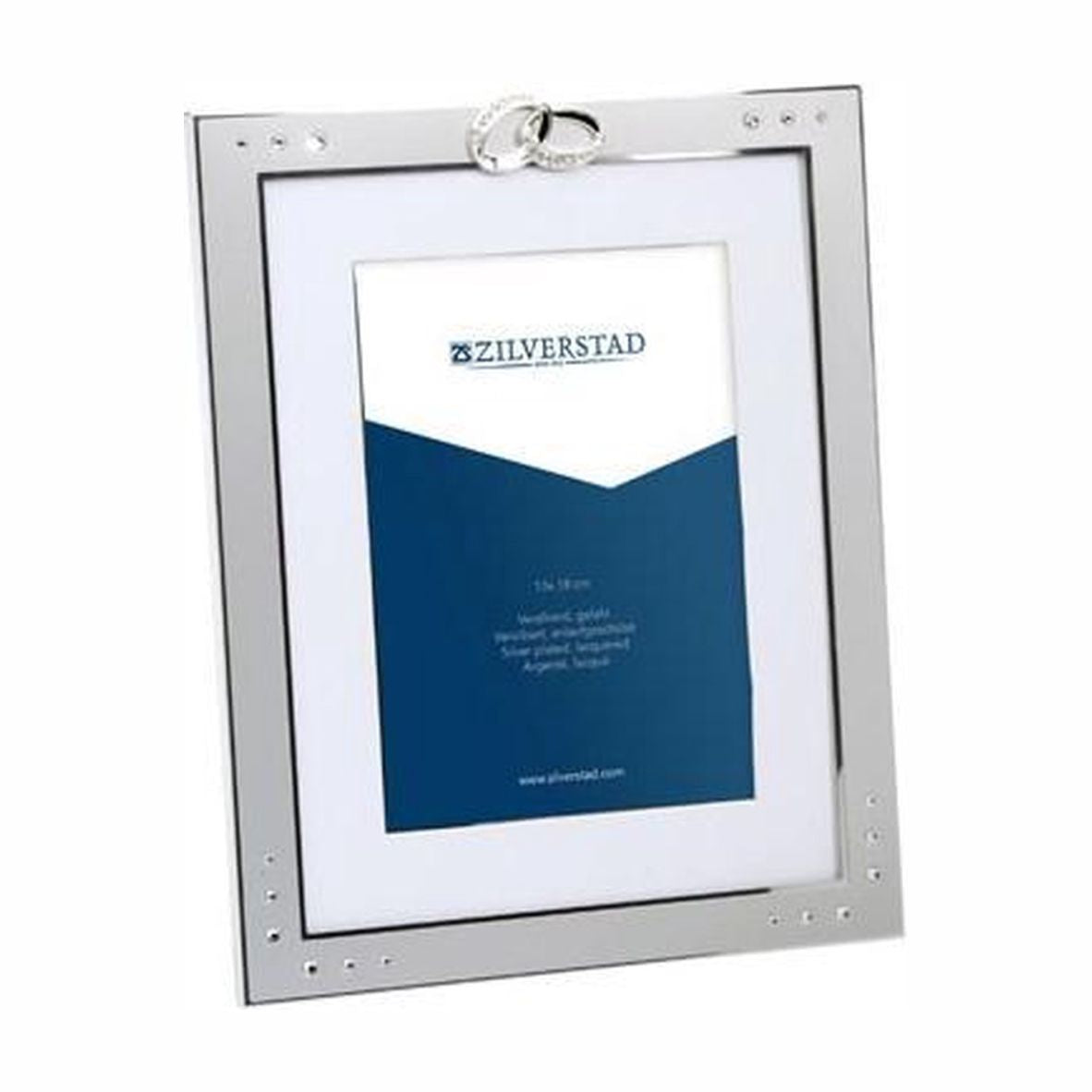 Zilverstad - Fotorahmen Double Rings 13x18 cm silber