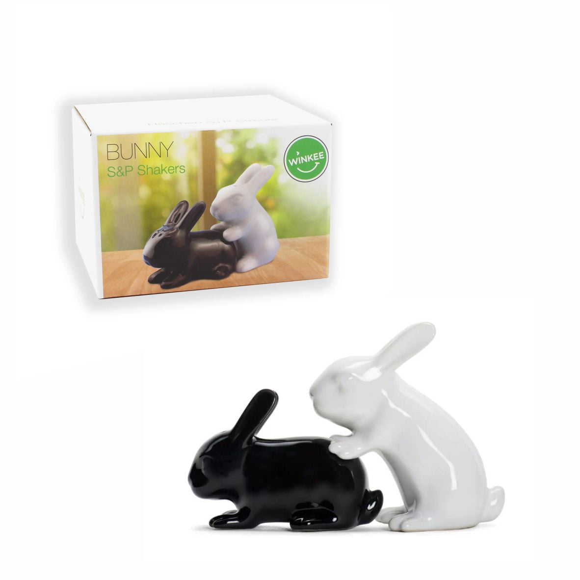 Winkee - Häschen Salt & Pepper Shaker | Die süßen Gewürz Streuer in Hasen Optik