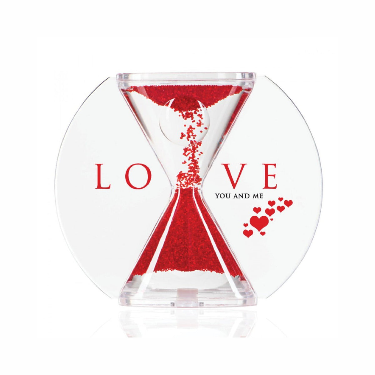 Sanduhr Timer als Liebesgeschenk & Deko mit Herz - Paradoxtime