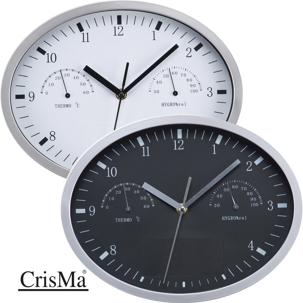 Wanduhr mit Hygro- und Thermometer HENRY