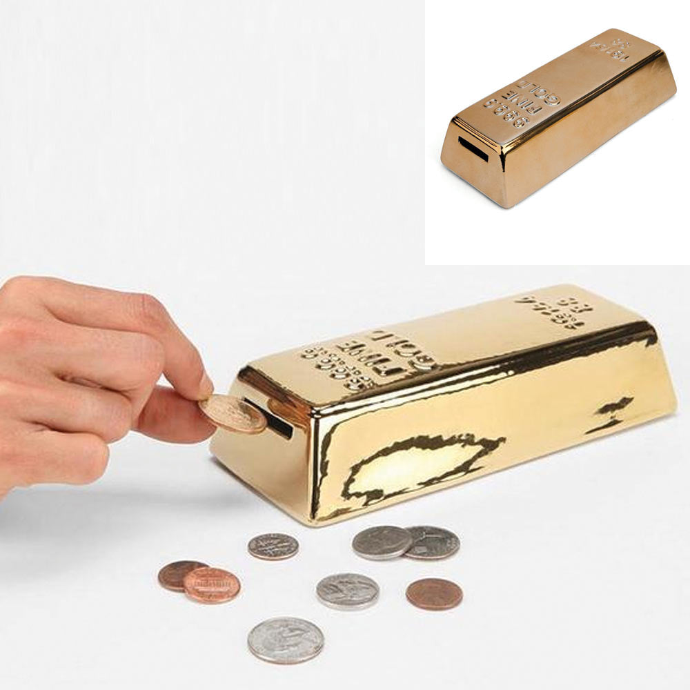Spardose Goldbarren