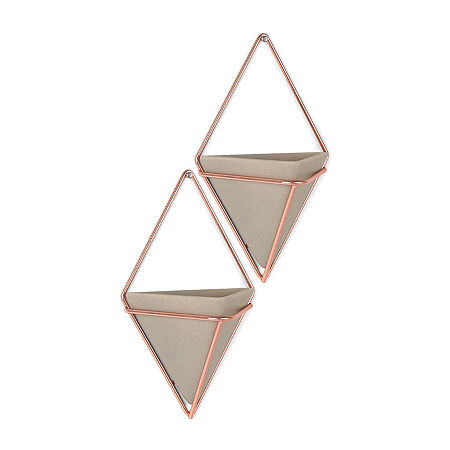 Wandvase 2 tlg - Trigg roesegold