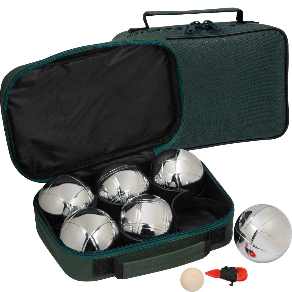 Boules Spiel mit 6 Metallkugeln MAY