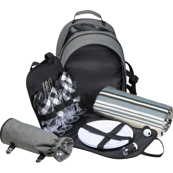Picknickrucksack für 4 Personen mit Picknickdecke EARL