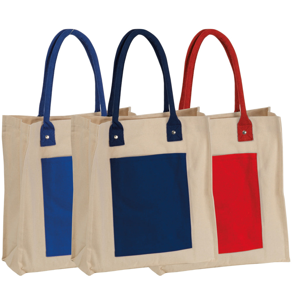 Canvas Shopper mit langen Henkeln RODOLFO