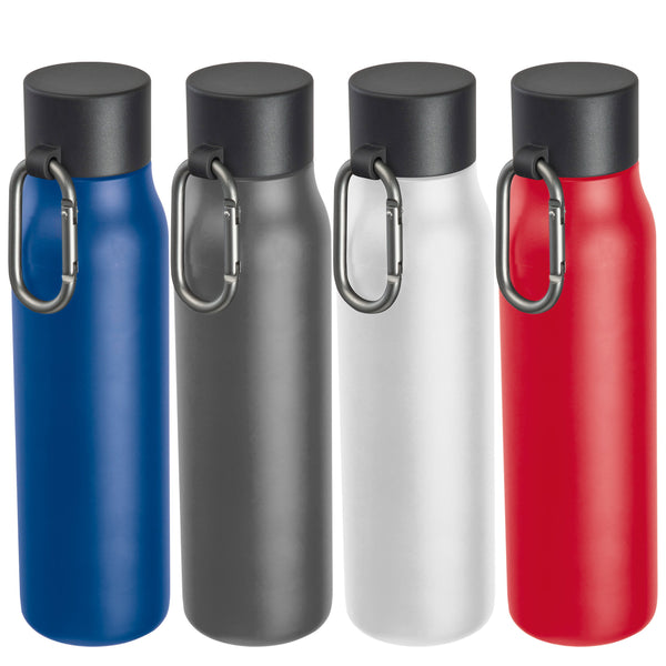 Vakuum Trinkflasche mit Karabiner, 600ml ANNIE