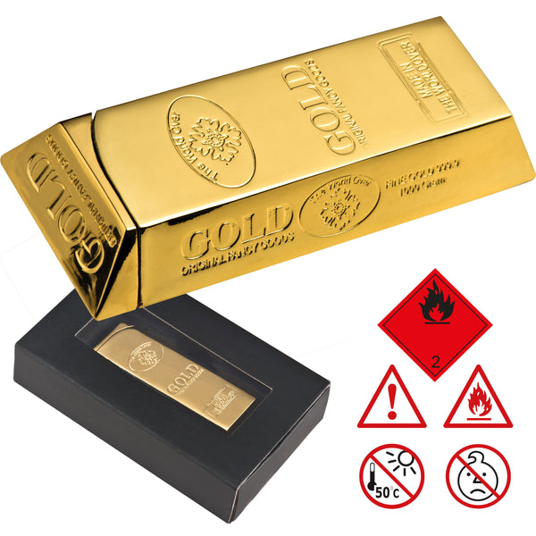Automatik Feuerzeug "Goldbarren" WHITNEY