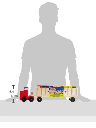 Kinder Holz LKW Werkzeugkasten