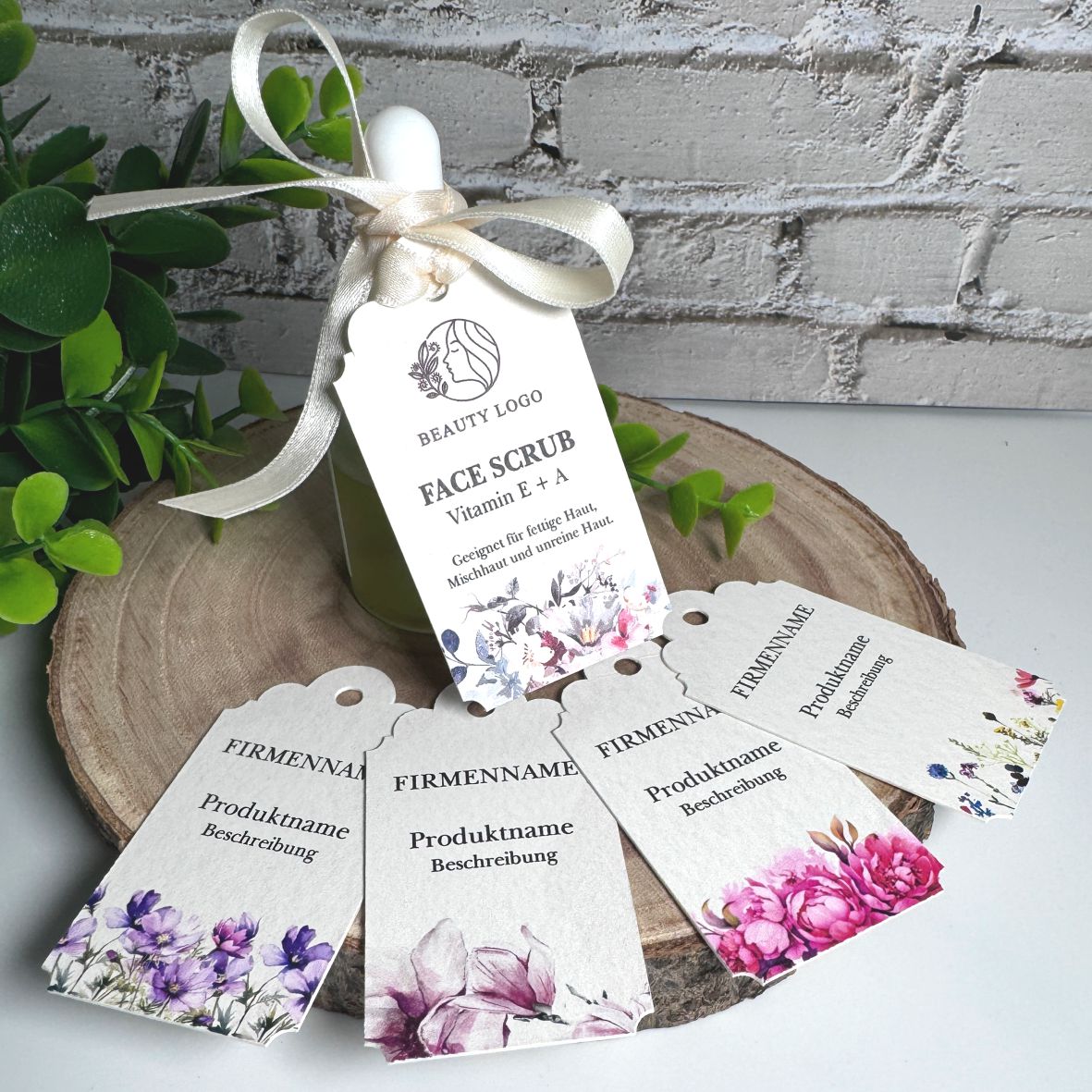 Etiketten Geschenkanhänger - Taufe Geburt Kommunion Konfirmation Hochzeit
