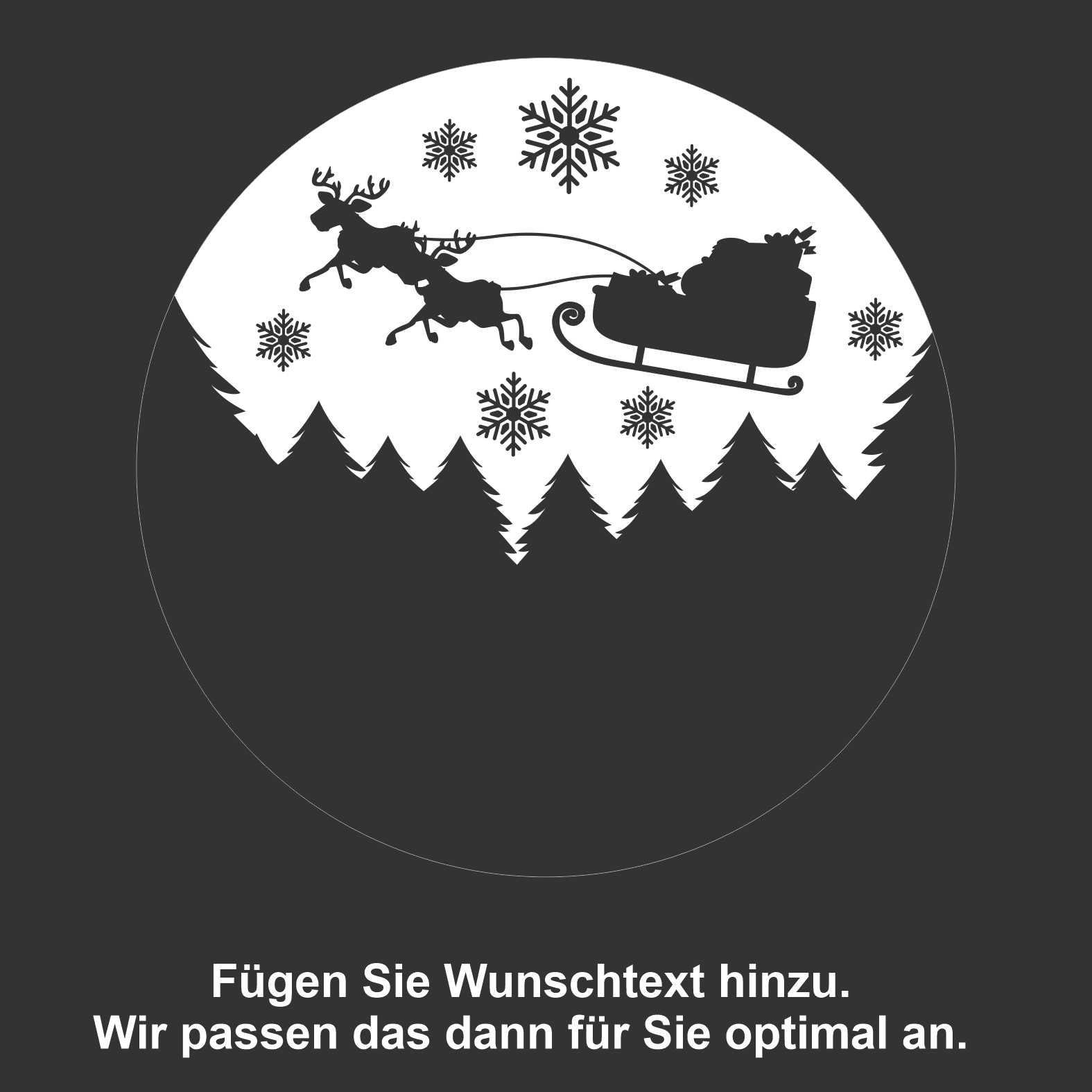 Weihnachten Aufkleber für Geschenke  - 24 Stück Personalisierte transparente Aufkleber - FOTOFOL