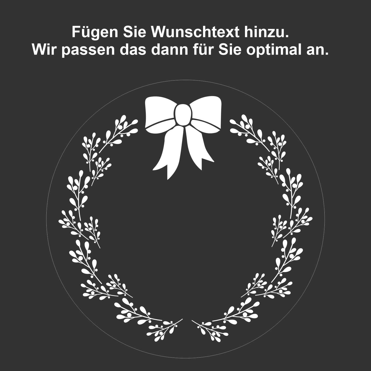 Weihnachten Aufkleber für Geschenke  - 24 Stück Personalisierte transparente Aufkleber - FOTOFOL