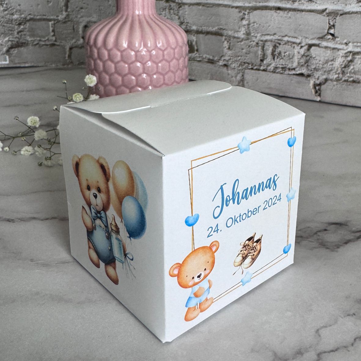 Geschenkbox personalisiert - Bär - FOTOFOL