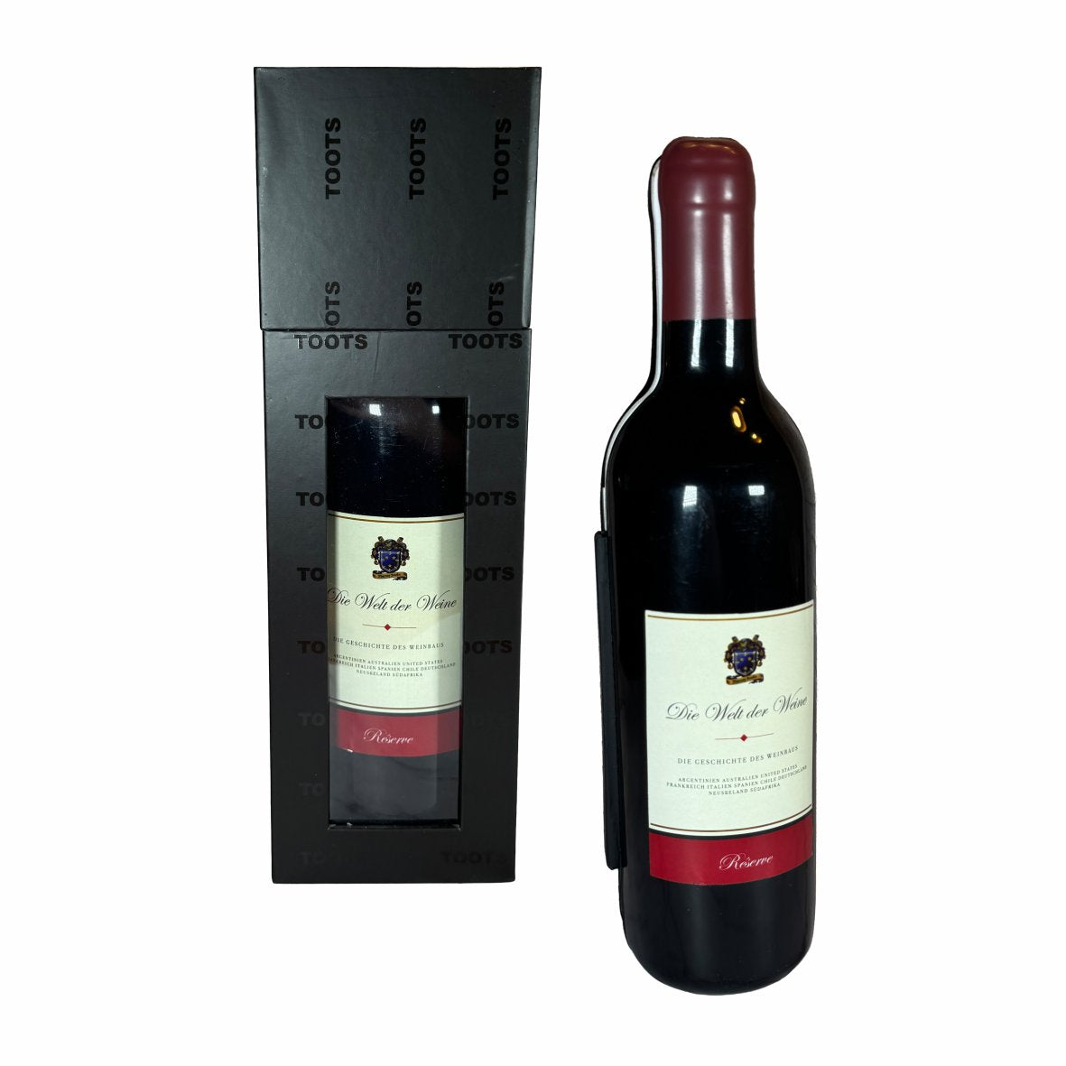 Fotofol_Die Welt der Weine | Buch in Weinflaschenform