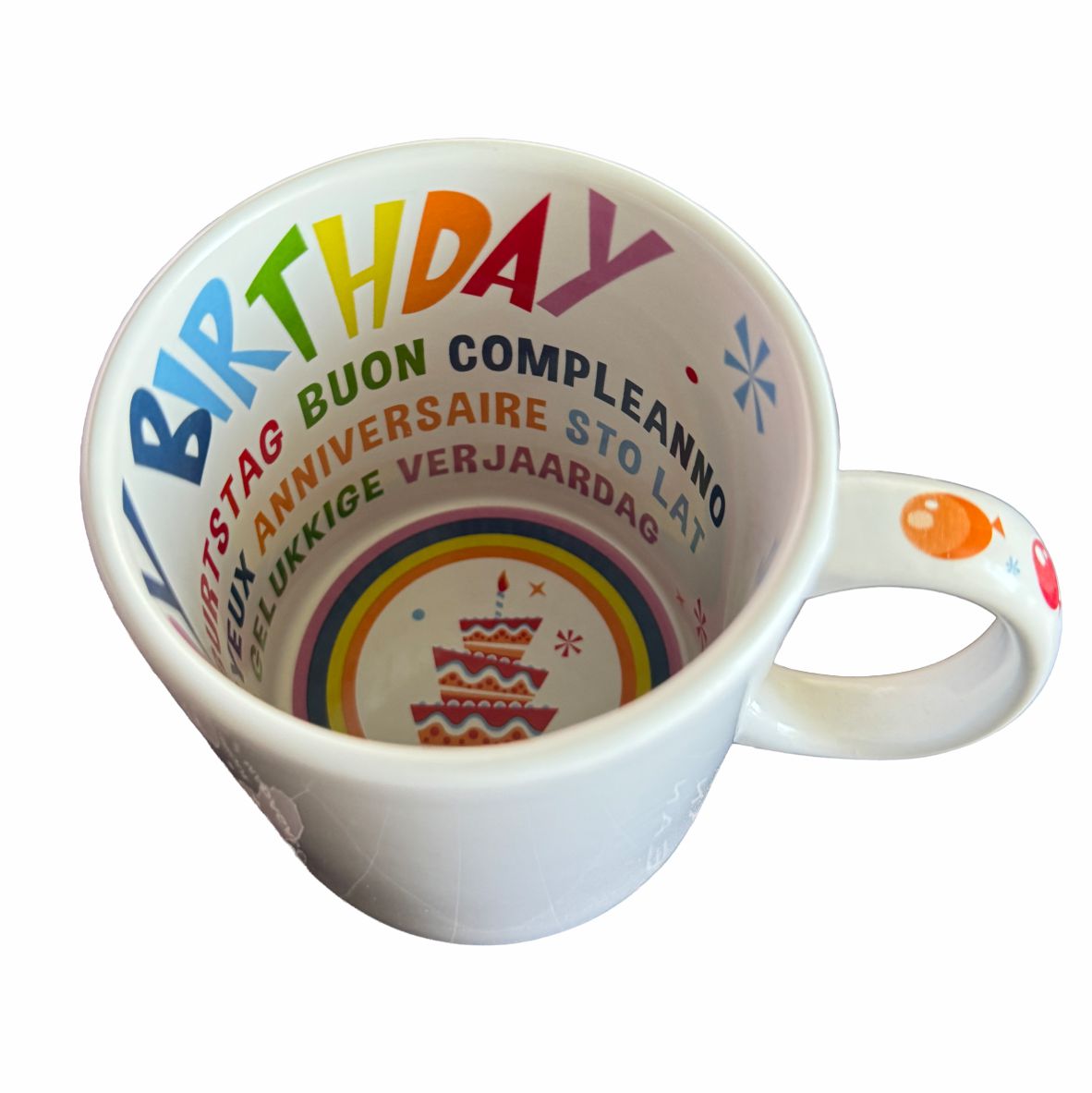 FOTOFOL - Personalisierte Tasse, Geburtstagstasse, Tasse mit Namen, Geschenk zum Geburtstag, Kaffeetasse Geburtstag, individuelles Geschenk, Geschenkidee, Tasse personalisieren, Becher mit Namen, Geburtstagsgeschenk für Frauen, Geburtstagsgeschenk für Männer, Lieblingsmensch Geschenk, Keramiktasse bedrucken, bunte Tasse, spülmaschinenfeste Tasse