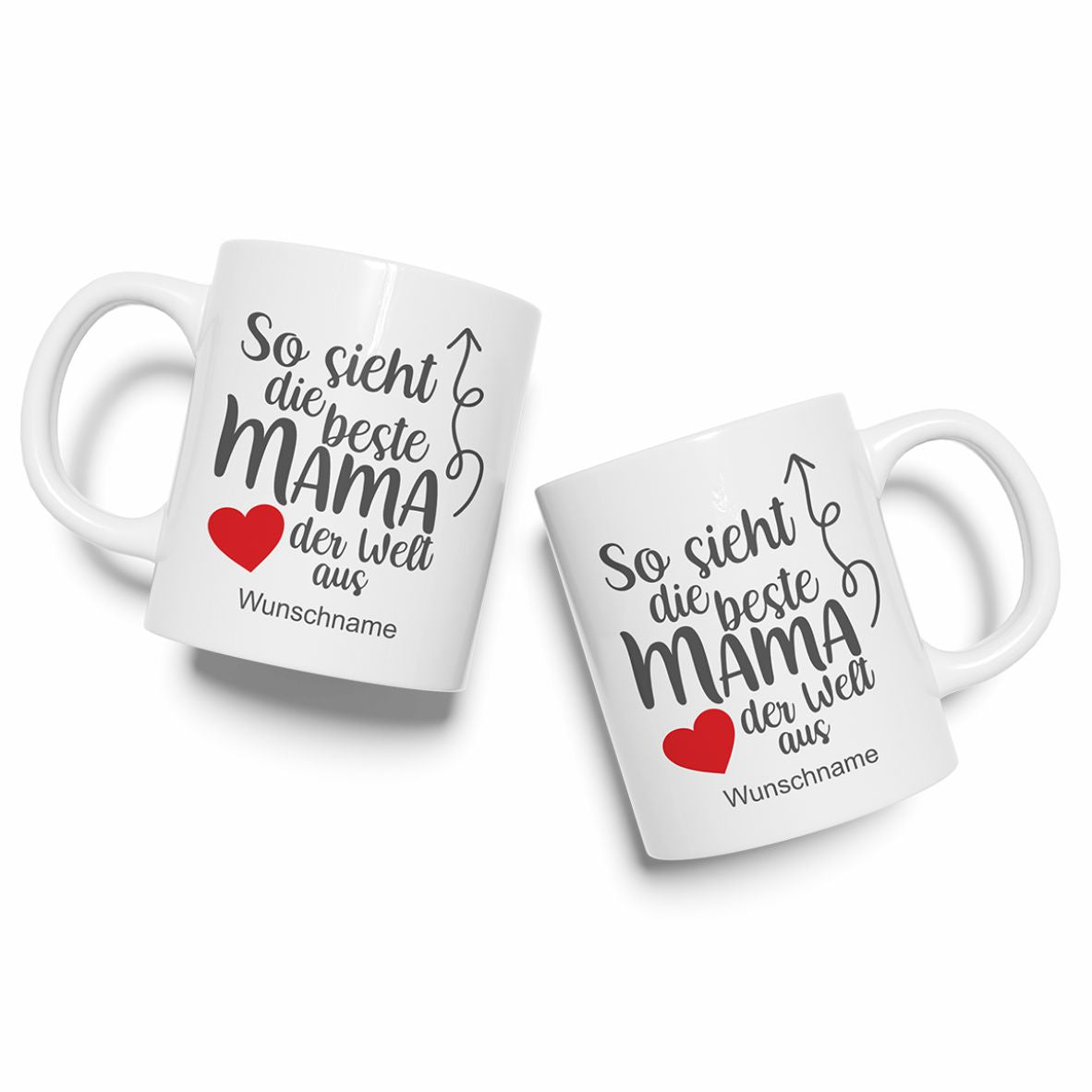 Personalisierte Tasse - So sieht die beste MAMA der Welt aus - personalisiert mit Wunschname