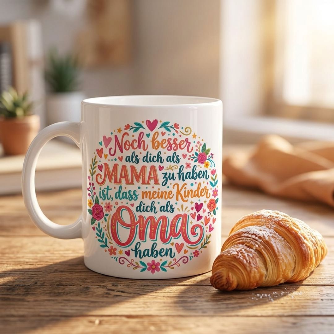 Personalisierte Tasse - Danke Oma - personalisiert mit Wunschname