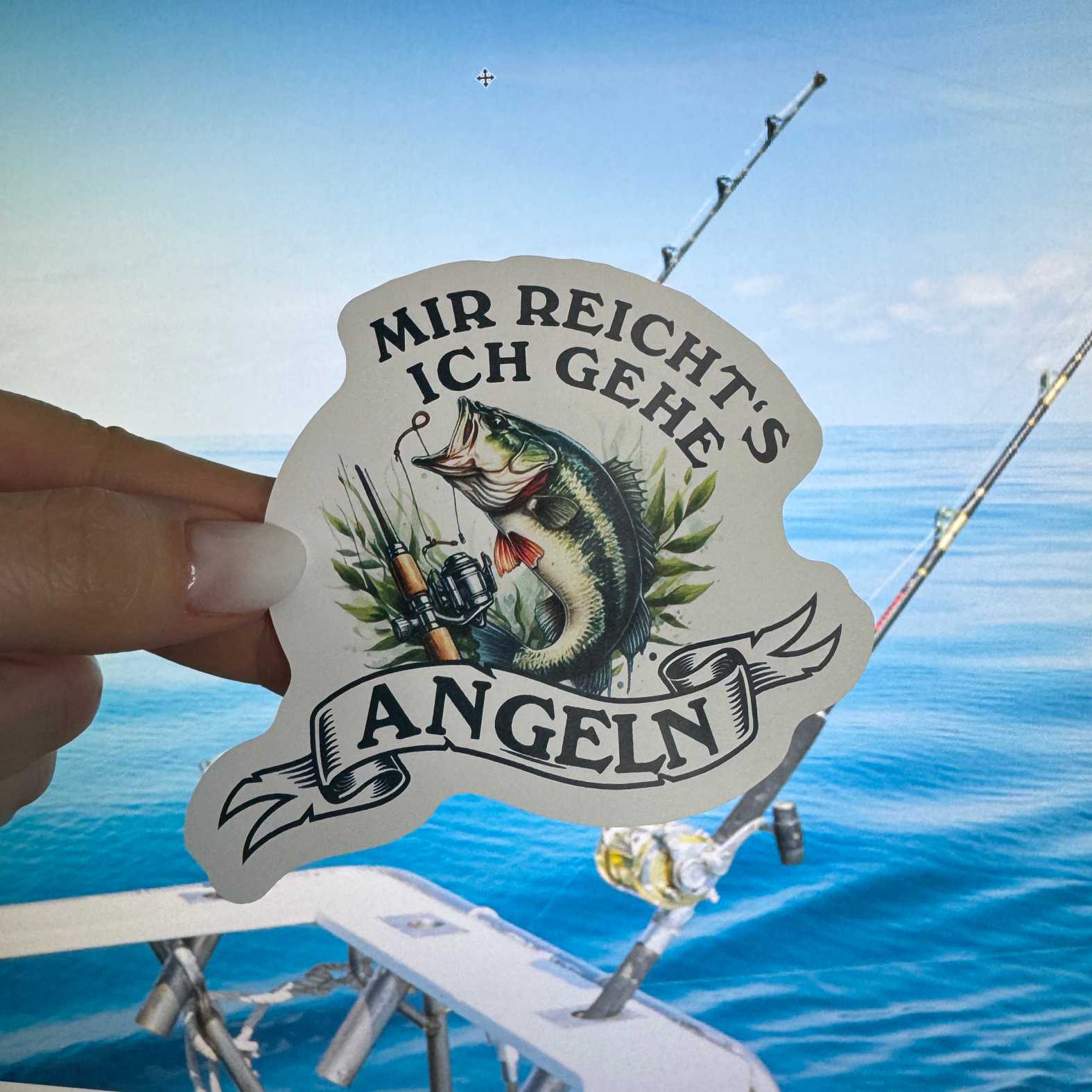 Angler Fischer Aufkleber Set
