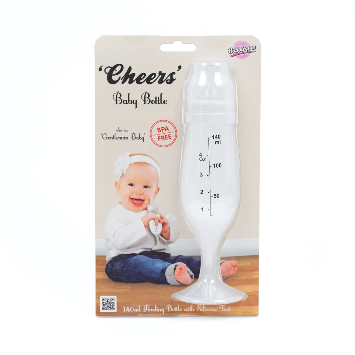 Babyfläschchen "Sektglas"