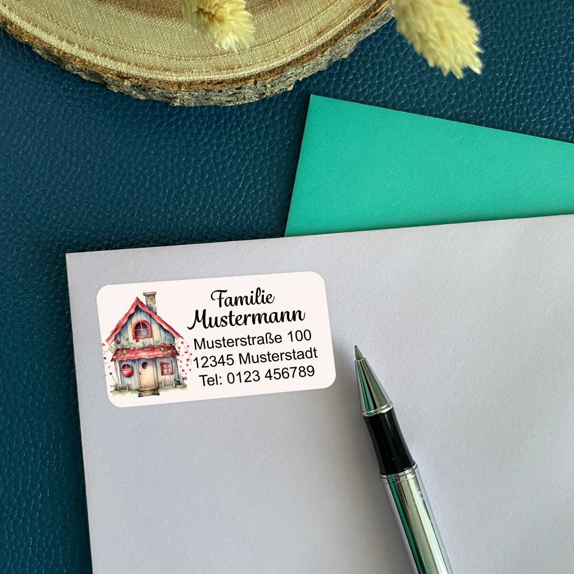 FOTOFOL Individuelle Adressaufkleber mit vielen Motiven & Farben | Kleine Adressaufkleber & Adressetiketten selbst gestalten |   Adressetiketten/Adressaufkleber in höchster Qualität |  Ideal für das Versenden Ihrer Briefe oder Pakete
