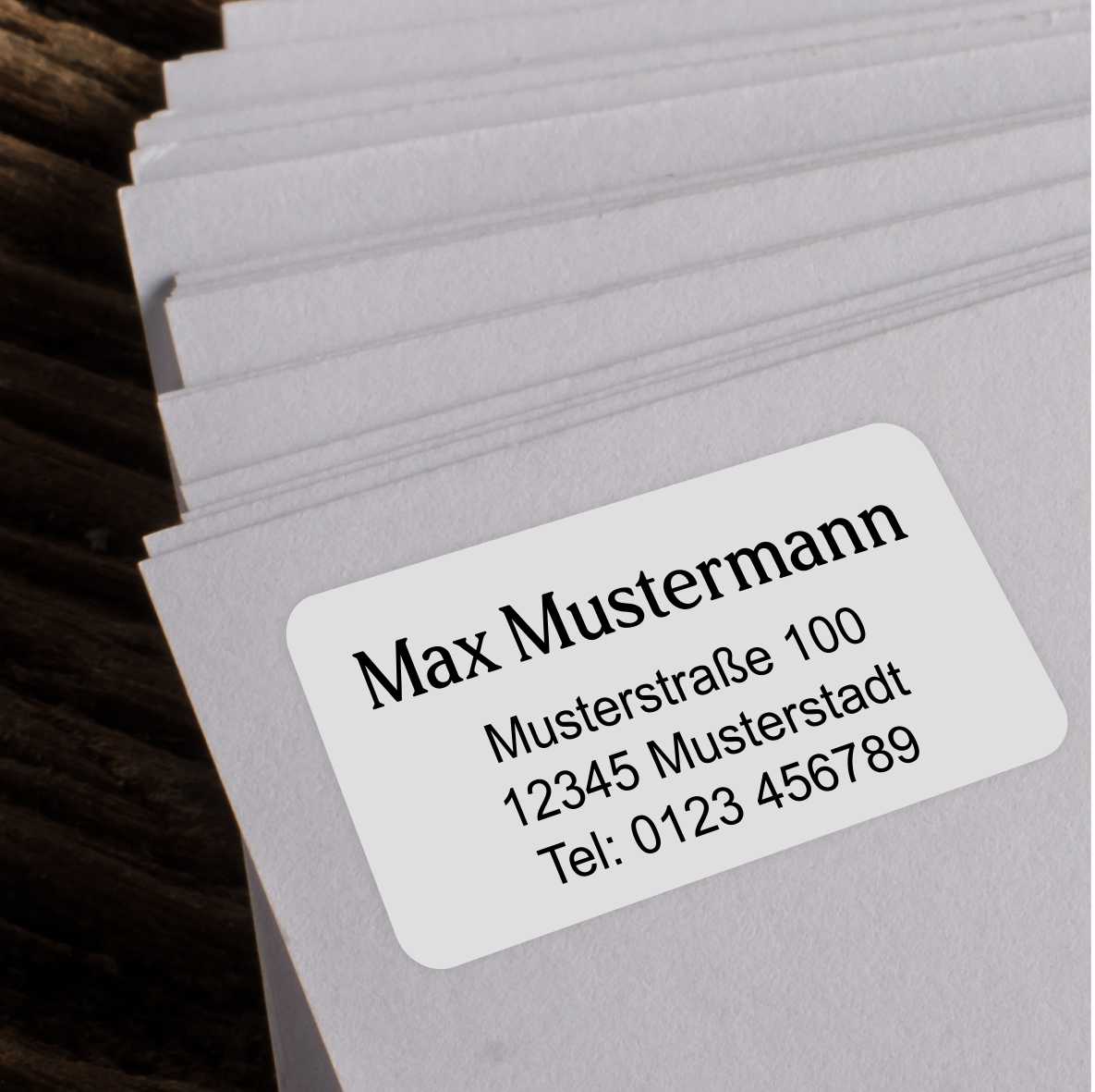 FOTOFOL Individuelle Adressaufkleber mit vielen Motiven & Farben | Kleine Adressaufkleber & Adressetiketten selbst gestalten |   Adressetiketten/Adressaufkleber in höchster Qualität |  Ideal für das Versenden Ihrer Briefe oder Pakete