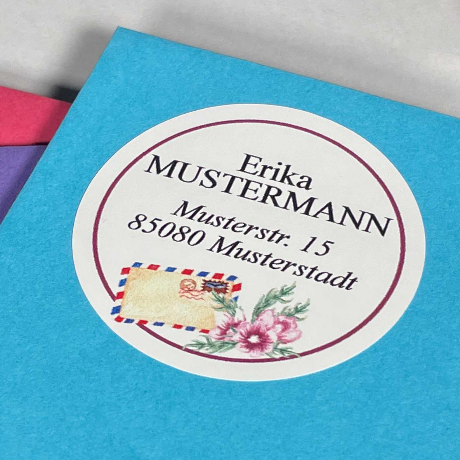 FOTOFOL Individuelle Adressaufkleber mit vielen Motiven & Farben | Kleine Adressaufkleber & Adressetiketten selbst gestalten |   Adressetiketten/Adressaufkleber in höchster Qualität |  Ideal für das Versenden Ihrer Briefe oder Pakete