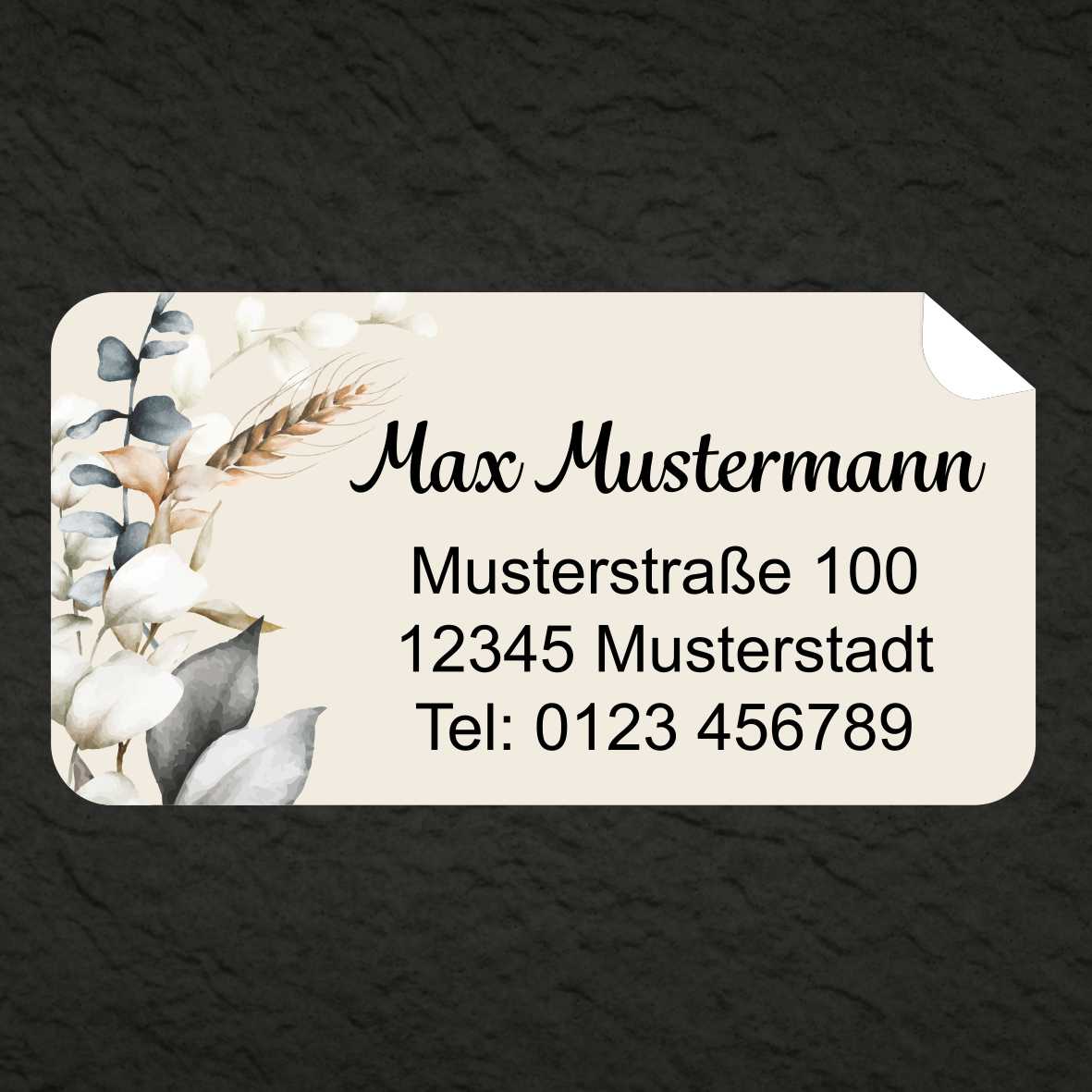 FOTOFOL Individuelle Adressaufkleber mit vielen Motiven & Farben | Kleine Adressaufkleber & Adressetiketten selbst gestalten |   Adressetiketten/Adressaufkleber in höchster Qualität |  Ideal für das Versenden Ihrer Briefe oder Pakete