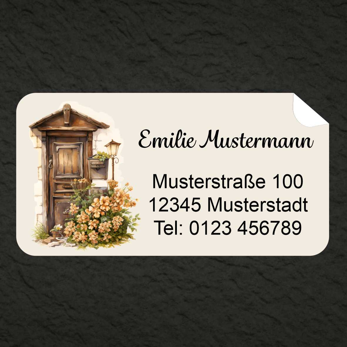 FOTOFOL Individuelle Adressaufkleber mit vielen Motiven & Farben | Kleine Adressaufkleber & Adressetiketten selbst gestalten |   Adressetiketten/Adressaufkleber in höchster Qualität |  Ideal für das Versenden Ihrer Briefe oder Pakete