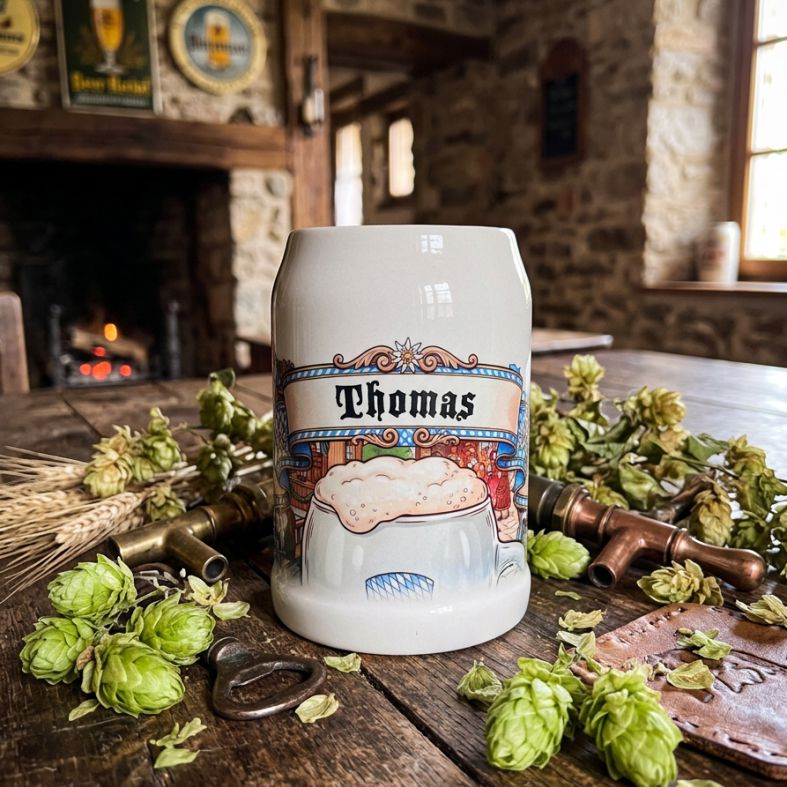 Bierkrug personalisiert mit Namen
