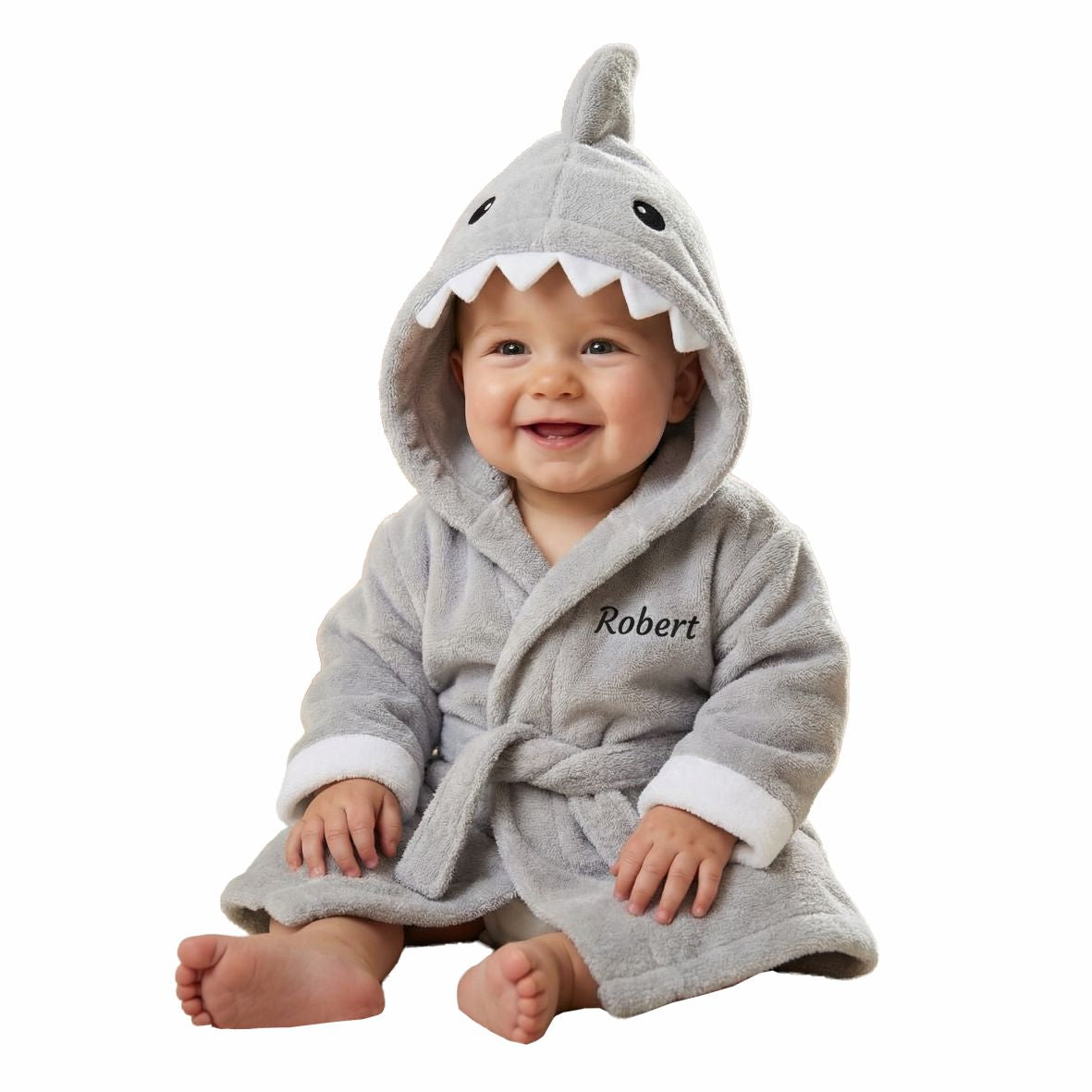 Personalisierter Kinder Bademäntel | Baby Bademantel mit Kapuze - FOTOFOL