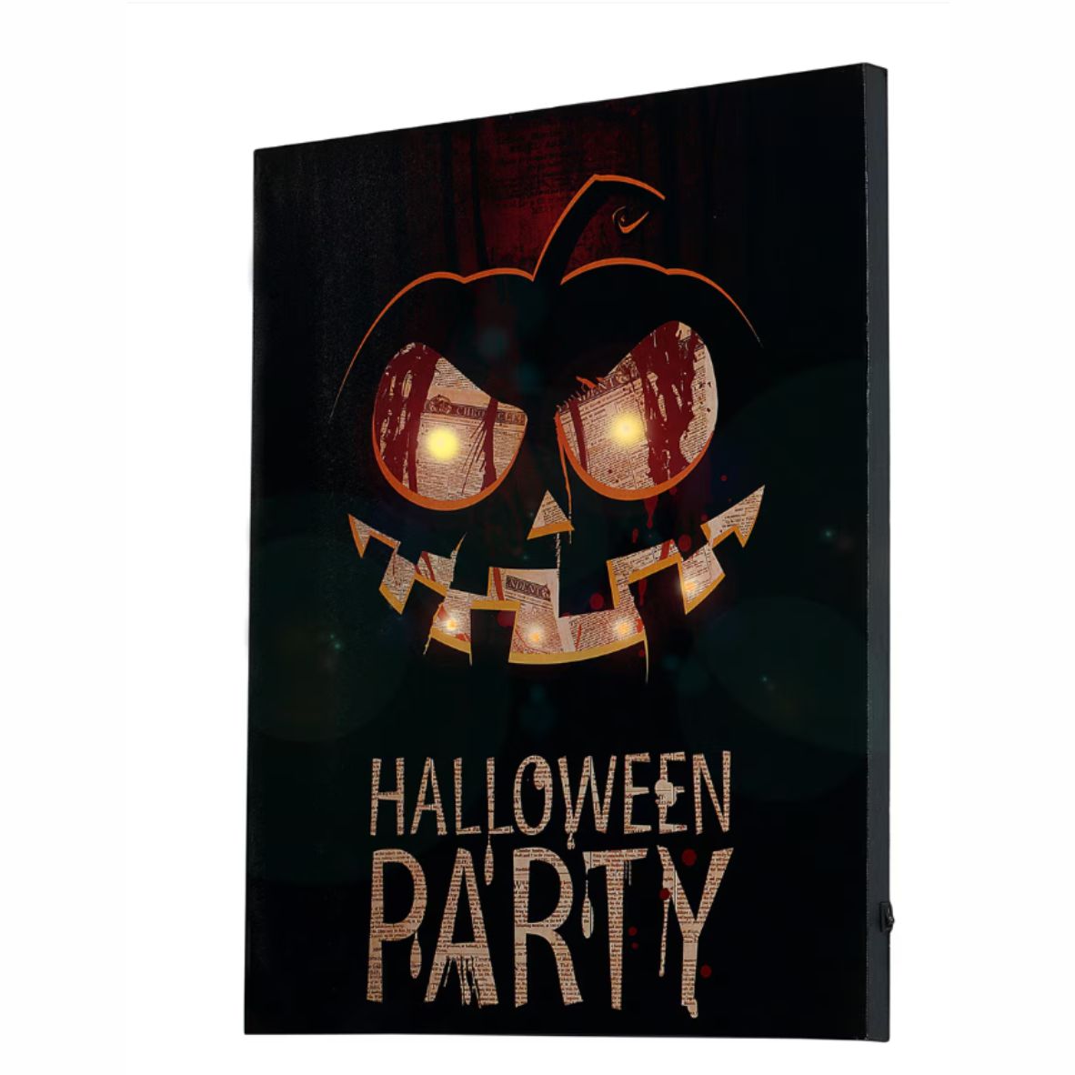 LED-Bild zu Halloween – Kürbis