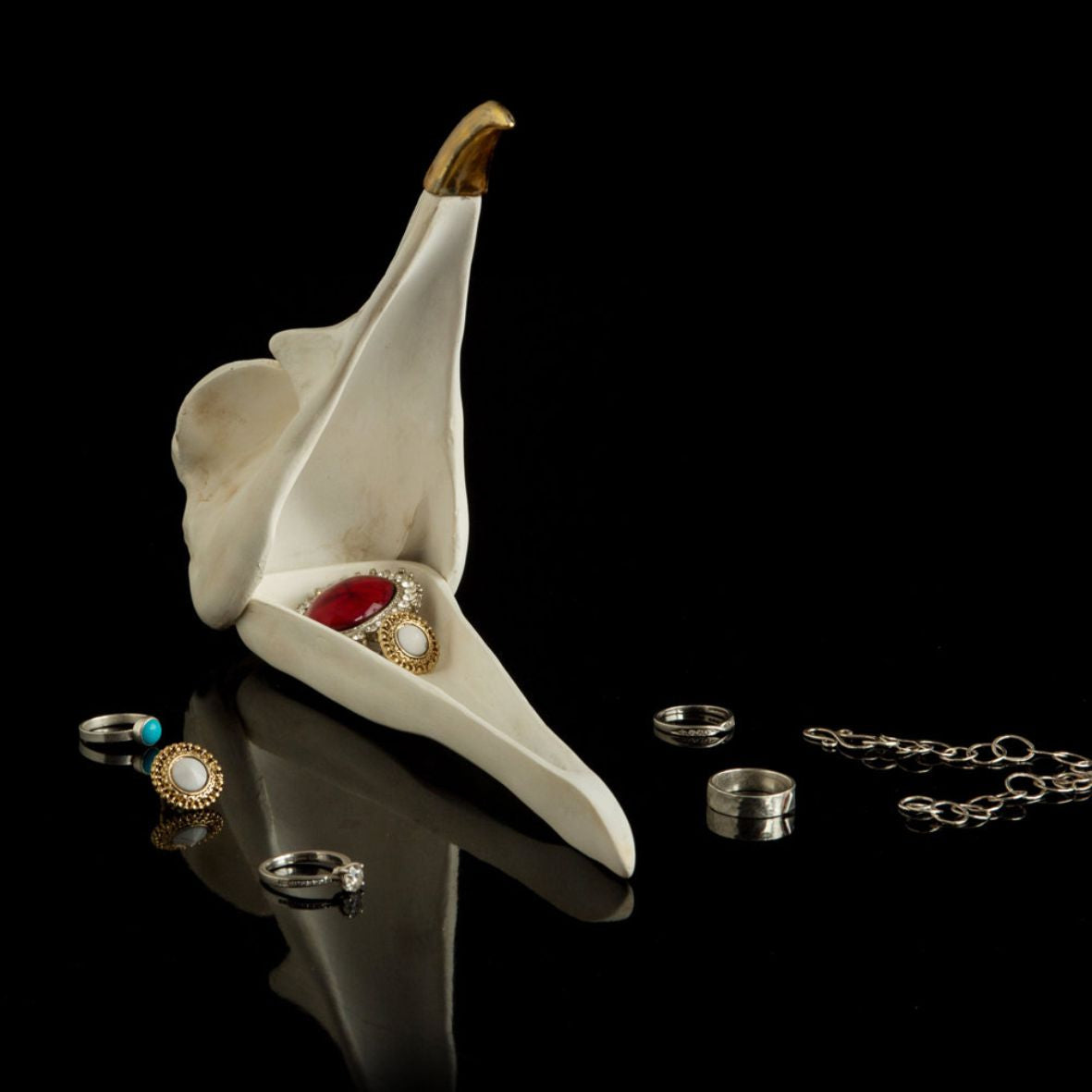 Suck UK | BIRD SKULL - Vogelschädel-Schmuckschale – für deine wertvollsten Schätze