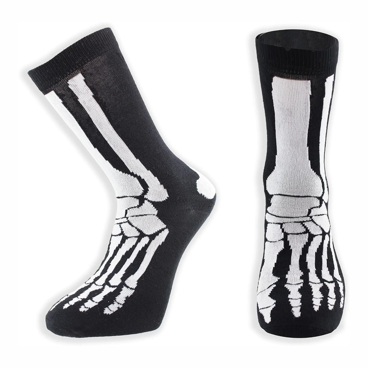 Winkee - Skelett Socken in Größe 41-45 (L/XL) | Lustige Socken für Männer