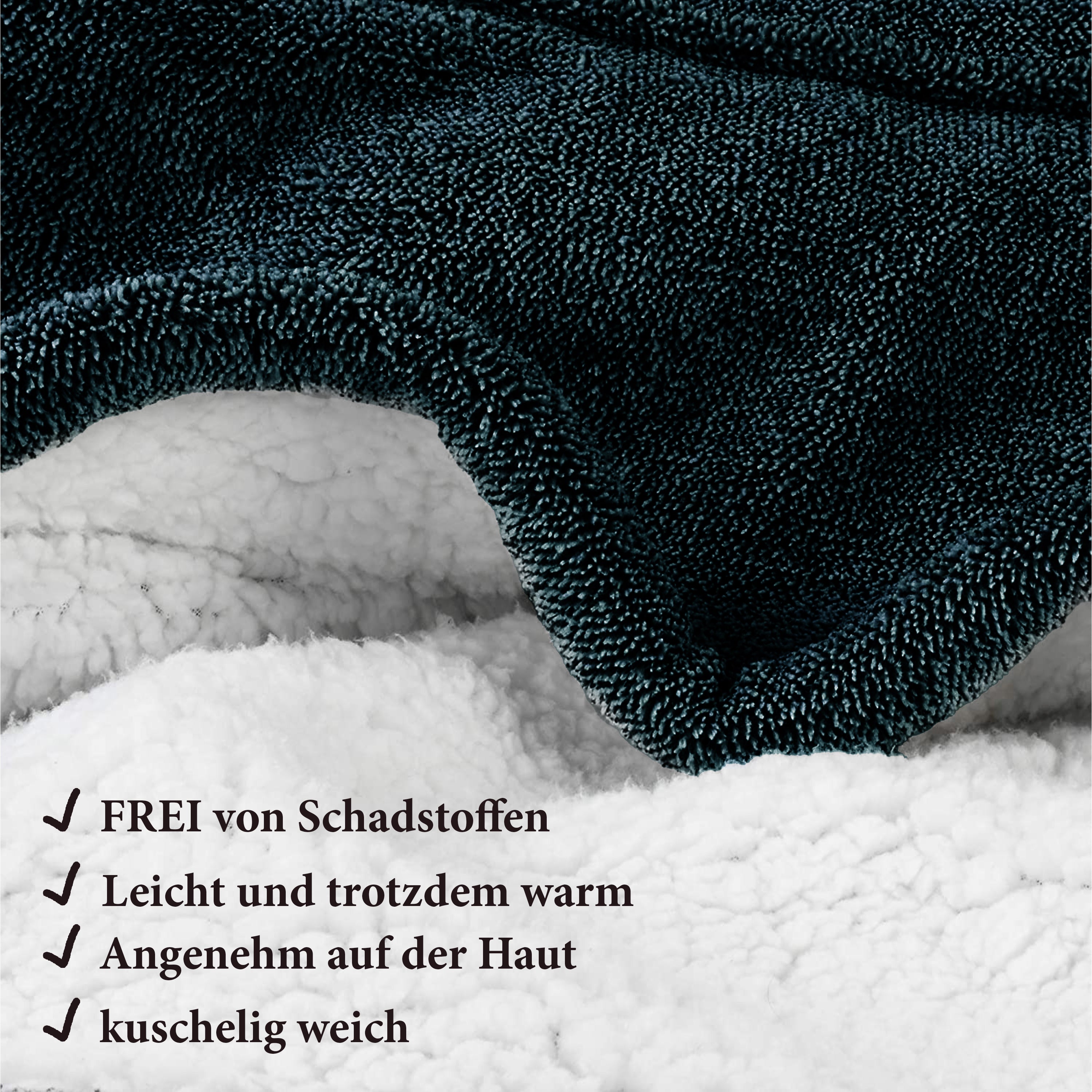 Pullover Decke Kuschel Hoodie - PERSONALISIERT mit Name Pullover Oversize Unisex