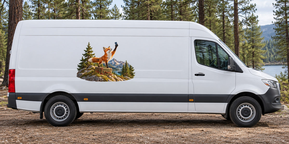 Fuchs sucht Empfang – Beispiel am Kastenwagen