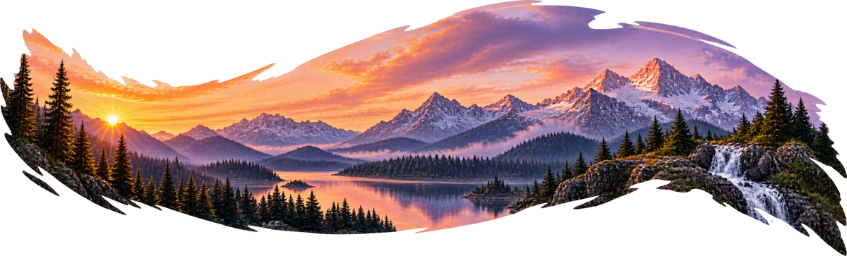 Morgenrotspur – Aufklebermotiv