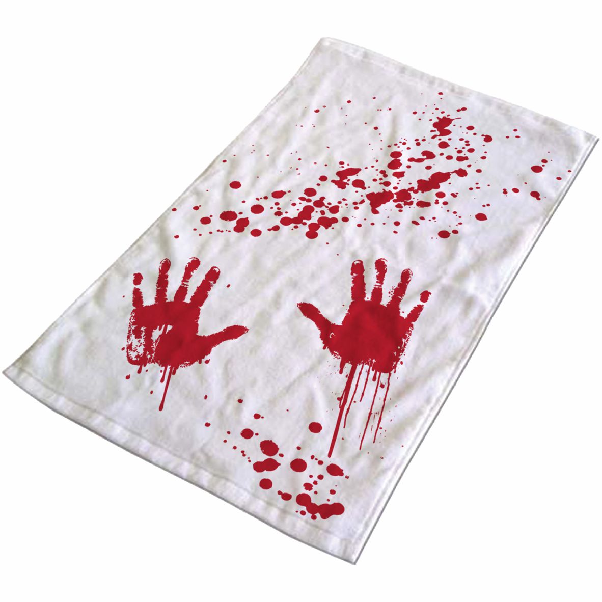 Bludbad - blutiges Frottee Handtuch