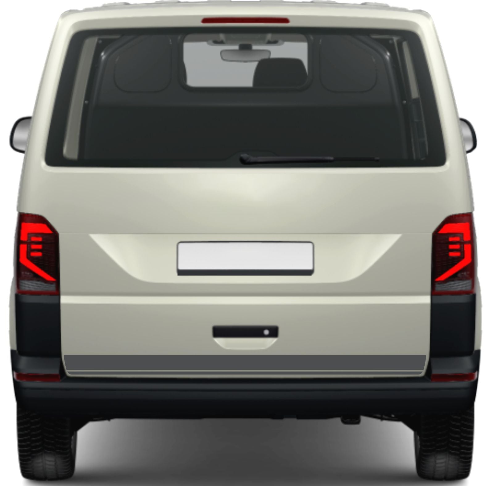 FOTOFOL - Heckklappen Heckstreifen Aufkleber Wunschtext passend für VW T6.1 T6 T5 Multivan Bulli