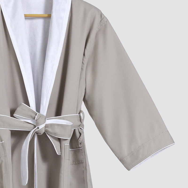 Fleece-Bademantel Kapuze PERSONALISIERT mit Name 100%Baumwolle Luxus-Bademantel