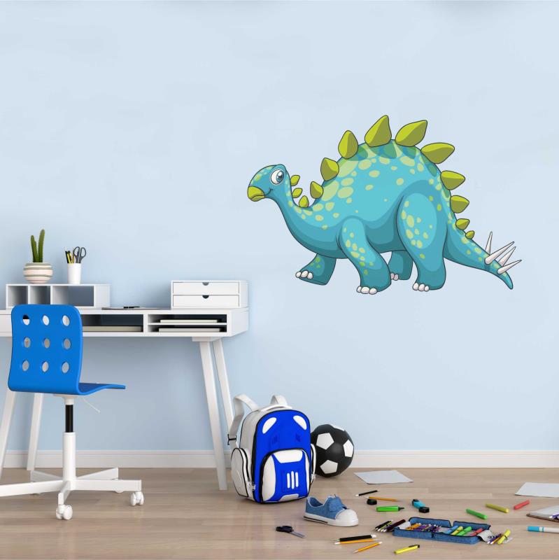 Wandtattoo Kinderzimmer Stegosaurus Dinosaurier - FOTOFOL