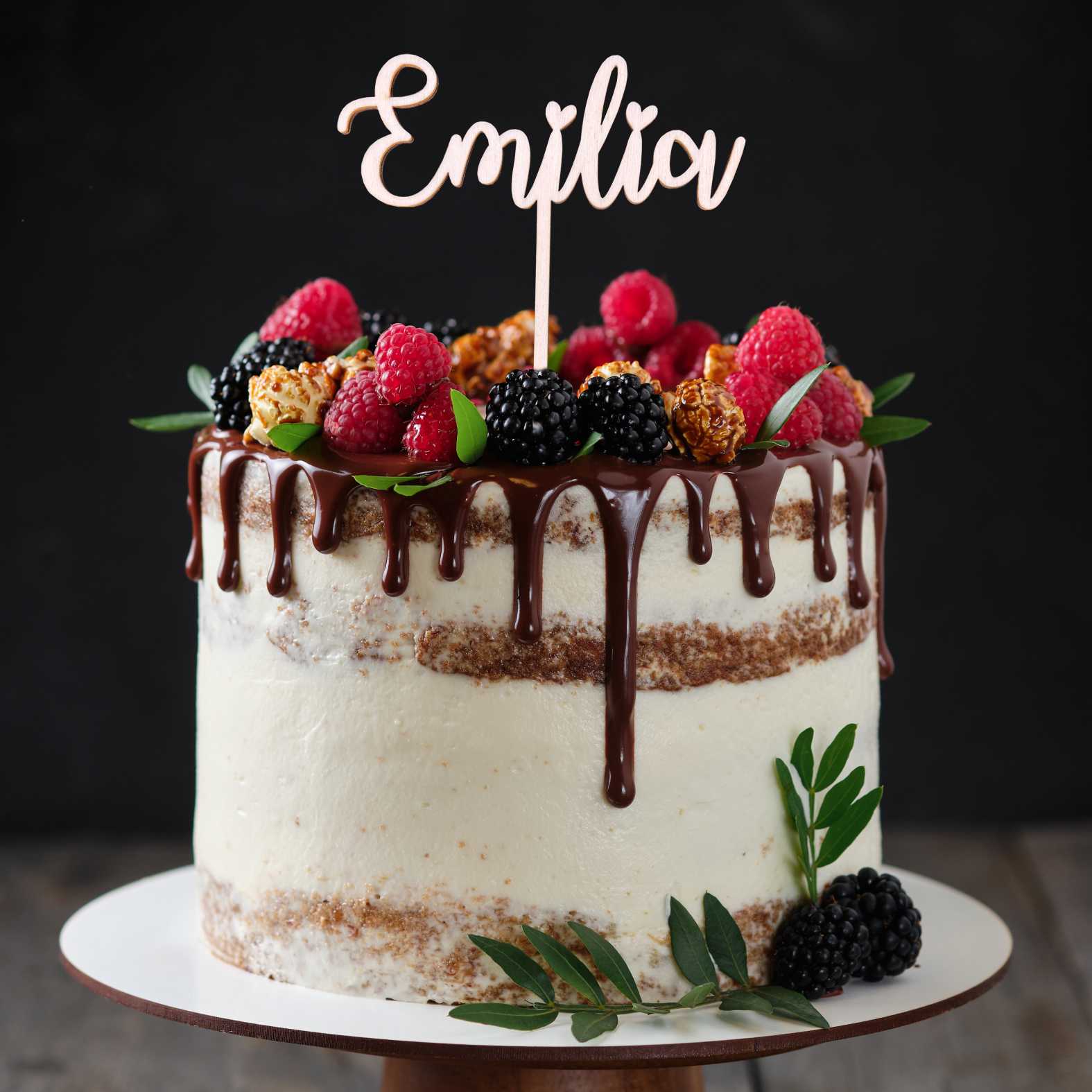CAKE TOPPER  Wunschname personalisiert- Tortendeko & Kuchendeko - FOTOFOL