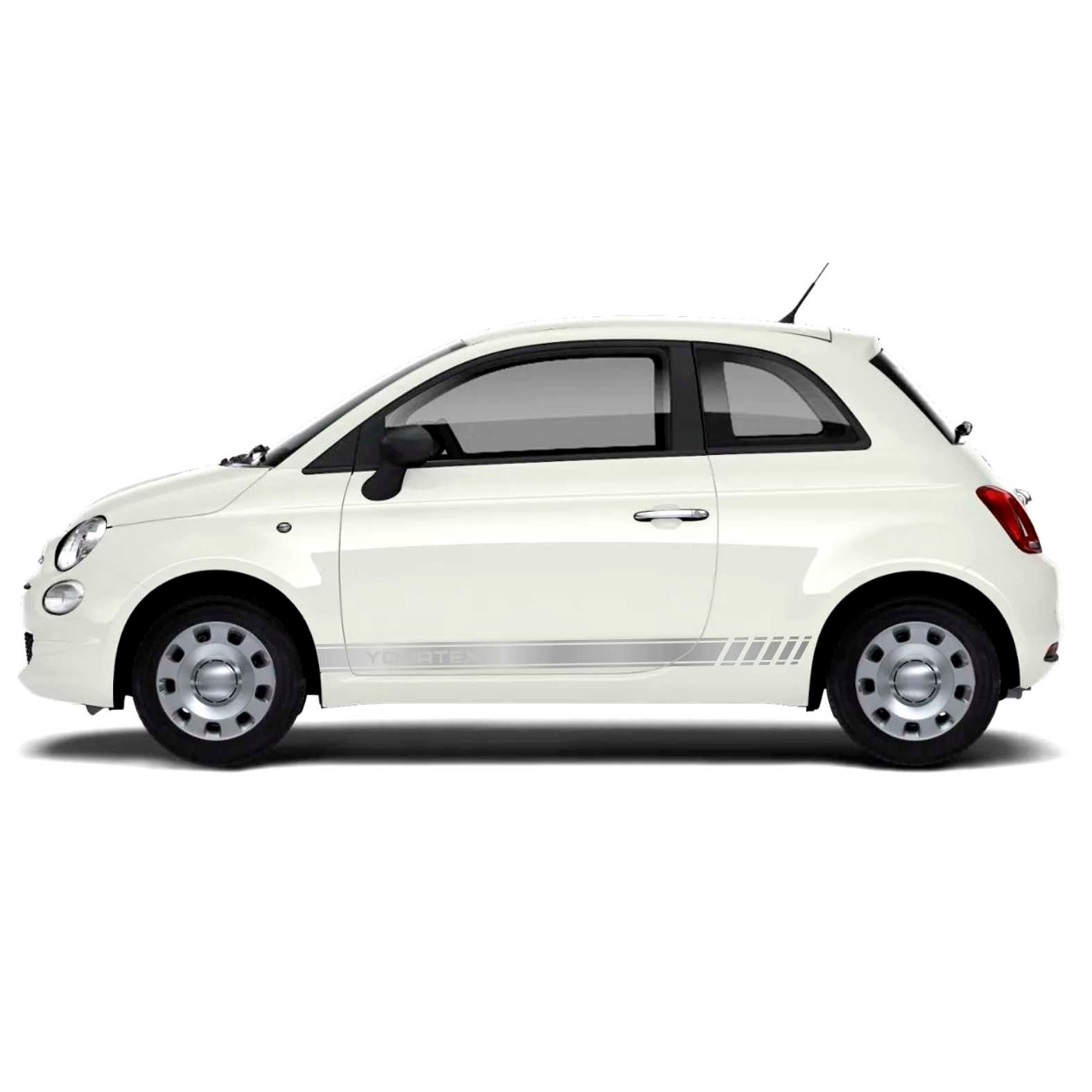 Seitenstreifen Aufkleber Set passend für Fiat Abarth 500 595 - Dekorstreifen online kaufen - FOTOFOL
