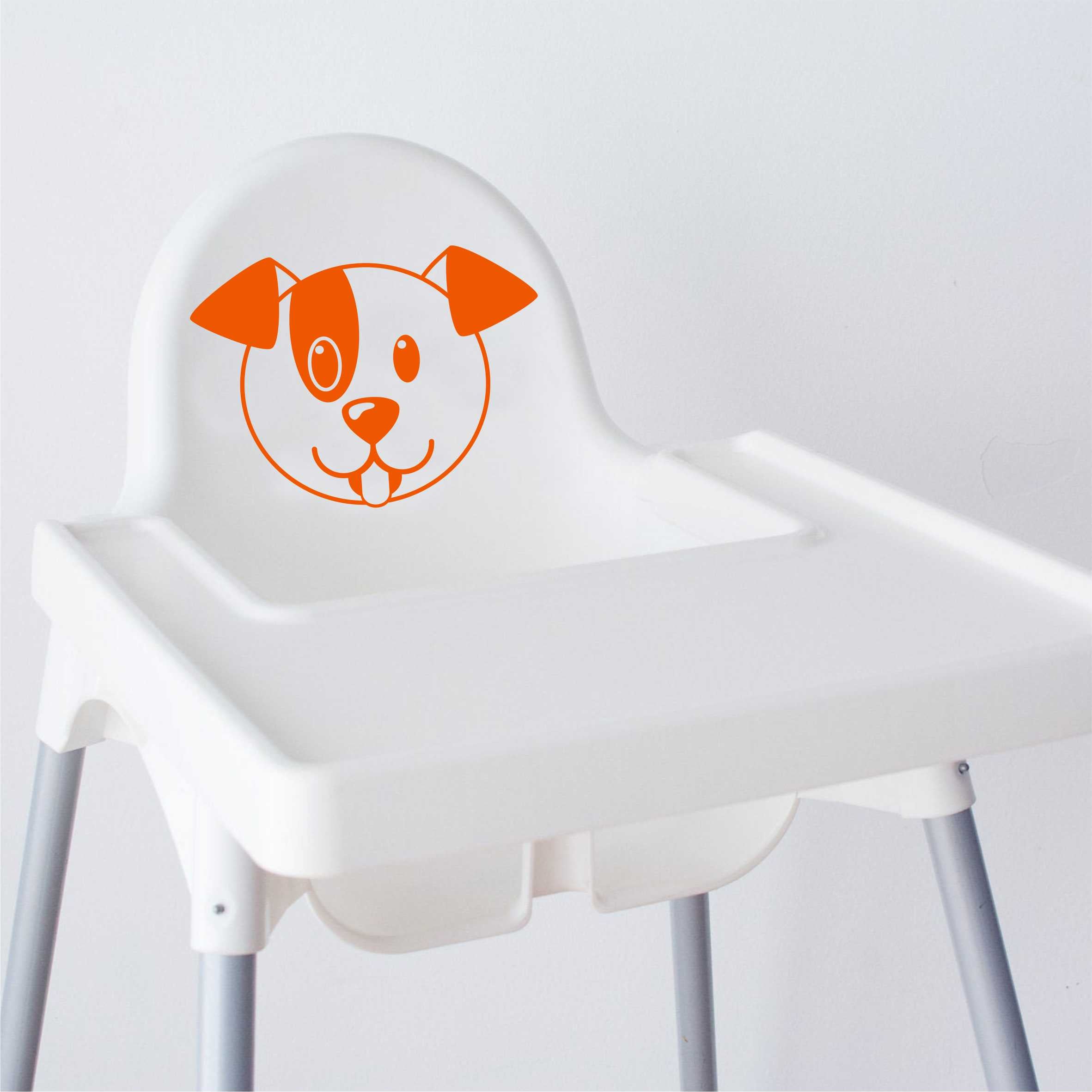 Aufkleber Sticker Hund Tiere IKEA ANTILOP MAMMUT Kinderstuhl Hocker Kinderhocker