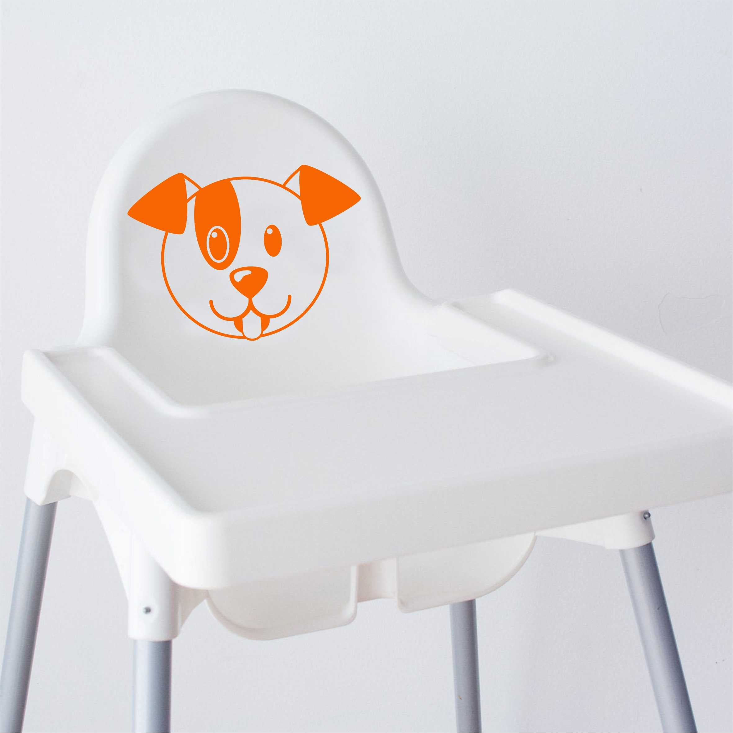 Aufkleber Sticker Hund Tiere IKEA ANTILOP MAMMUT Kinderstuhl Hocker Kinderhocker