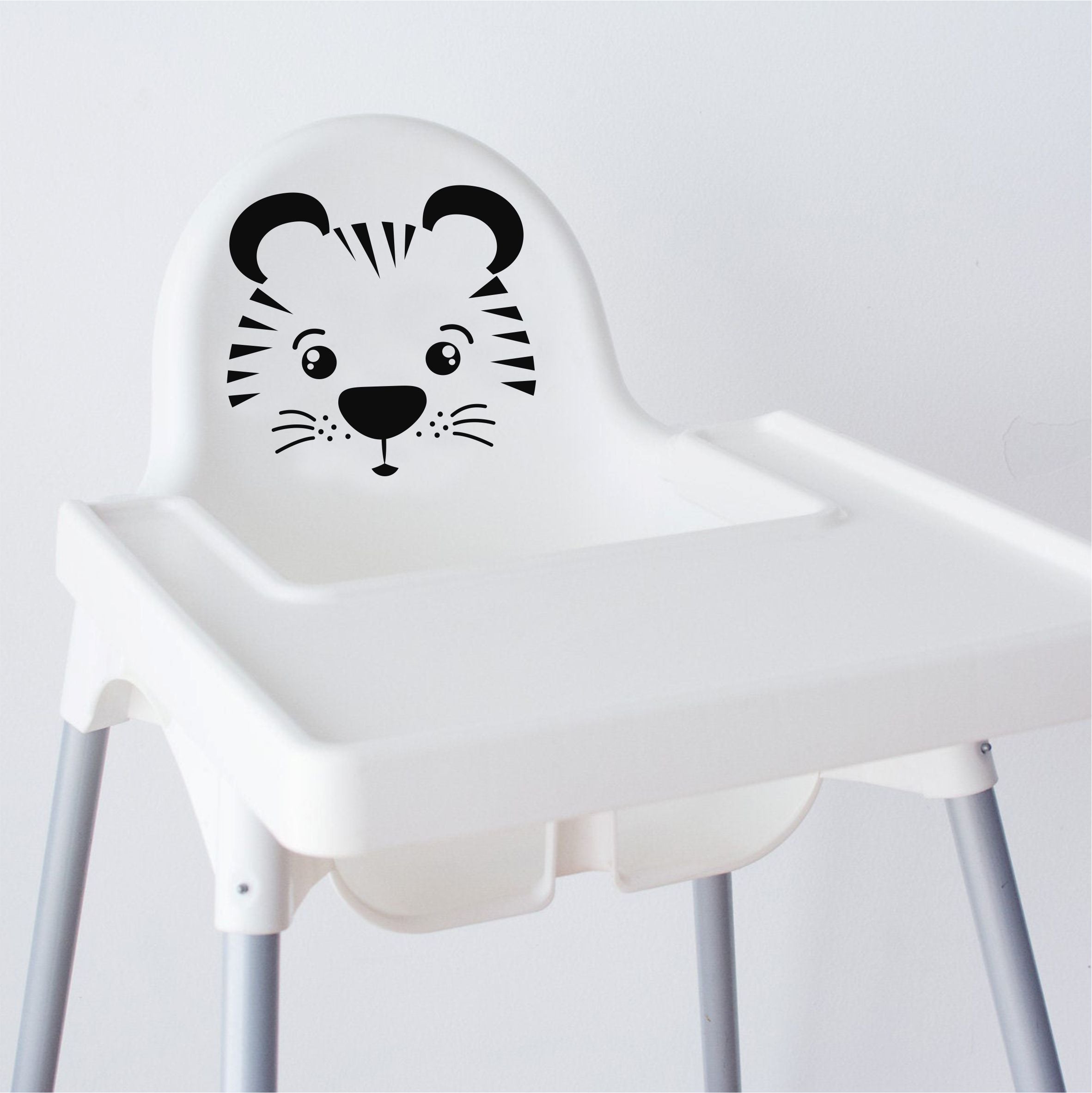 Aufkleber Sticker Tiger passt für IKEA ANTILOP MAMMUT Kinderstuhl Hocker Kinder - FOTOFOL