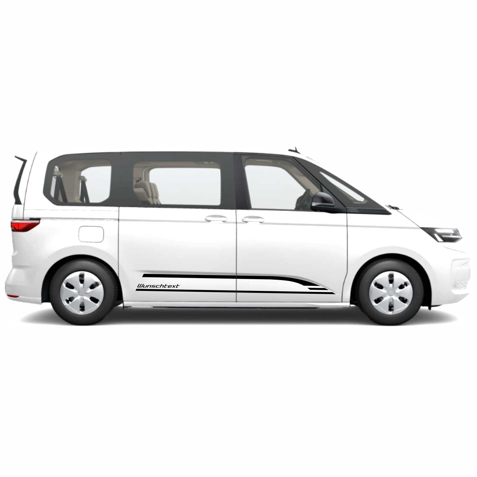 Seitenstreifen Edition mit Wunschtext passend für VW T7 Multivan - FOTOFOL