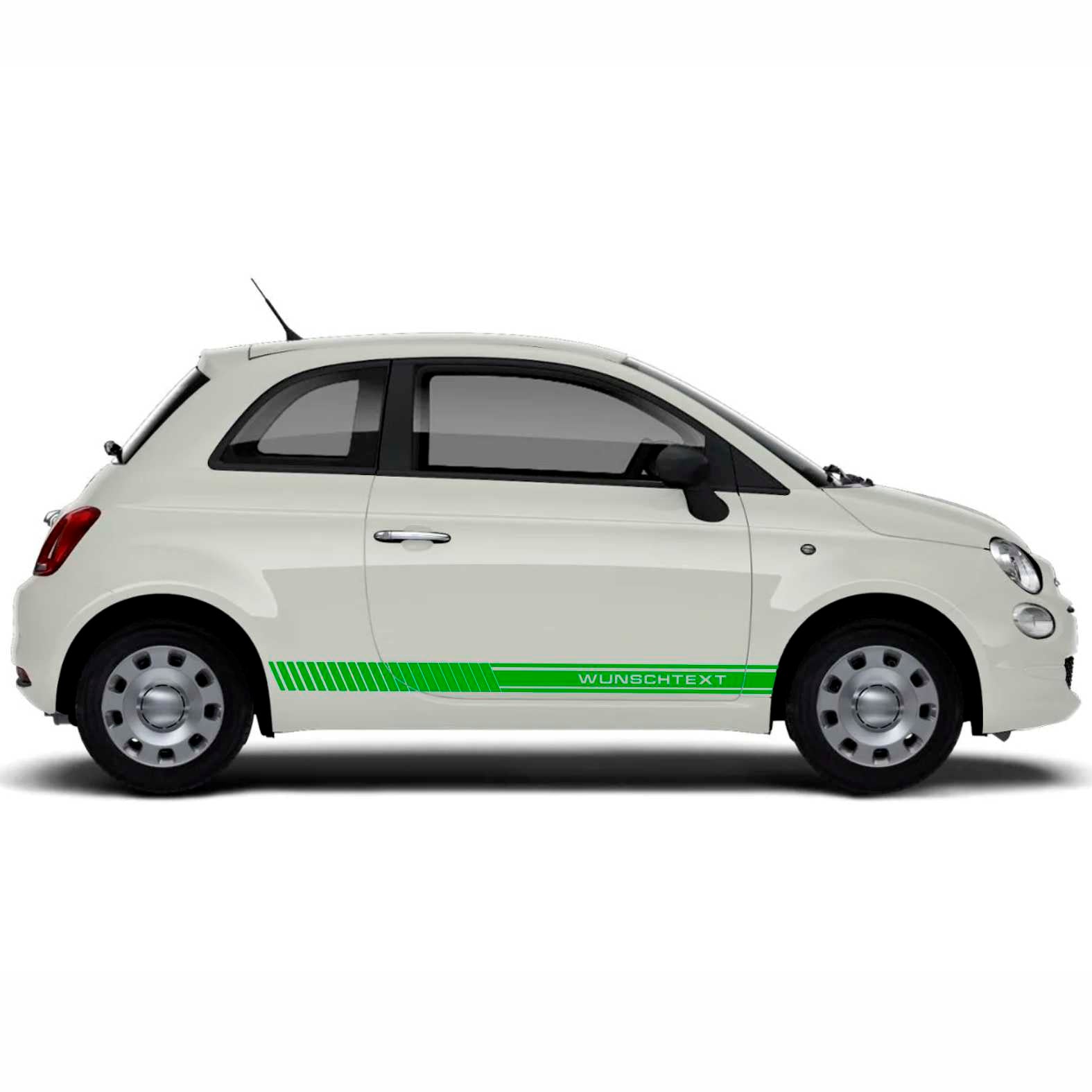 Aufkleber Auto Fiat ABARTH Seitenstreifen Sportstreifen