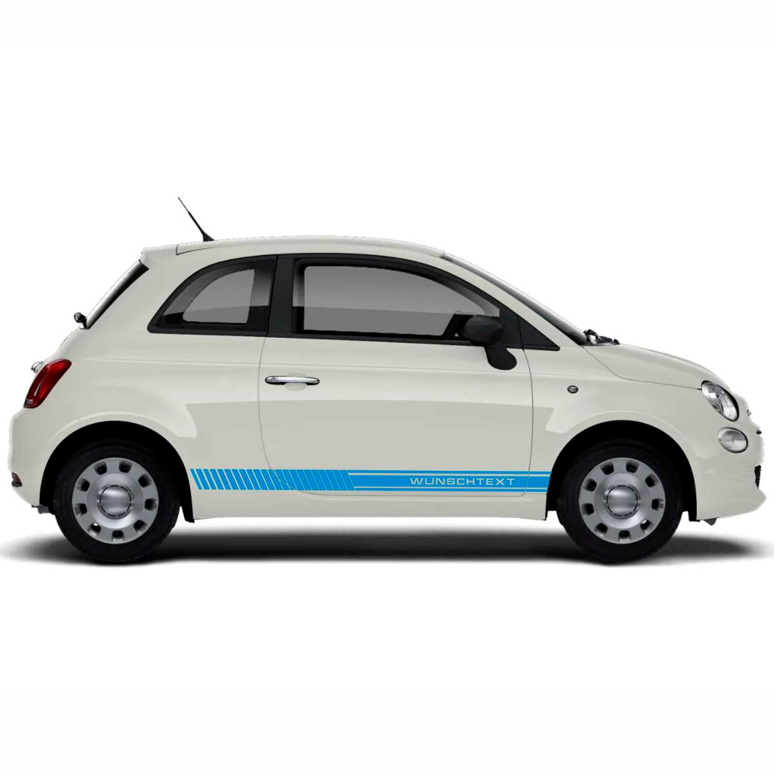 Aufkleber Auto Fiat ABARTH Seitenstreifen Sportstreifen